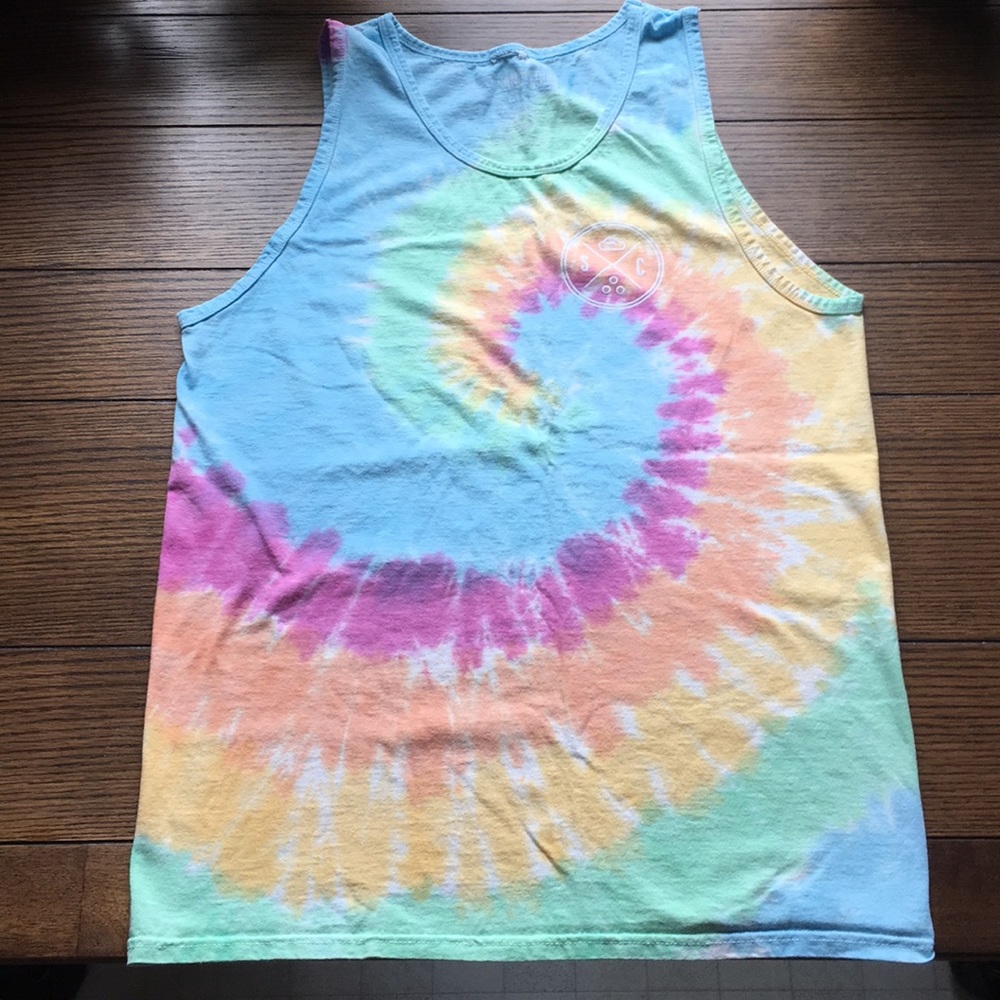 Sand Cloud tye die tank top